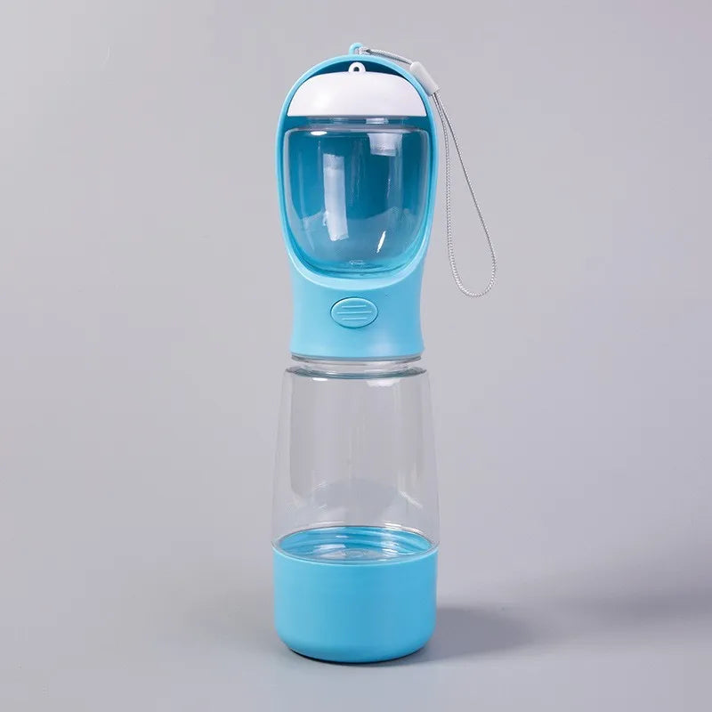 Ultimate 3-in-1 Leakproof Pet Water Bottle and Food Container for Adventure-Ready Dogs and Cats