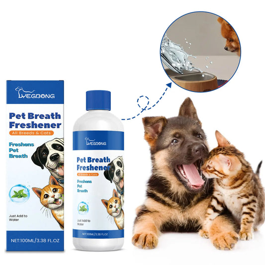 Dog Mouth Cleaning Liquid Tooth Stains Mouth Cleaning Tartar Removal Bad Breath Freshing Oral Deodorant Pet Teeth Cleaner Water