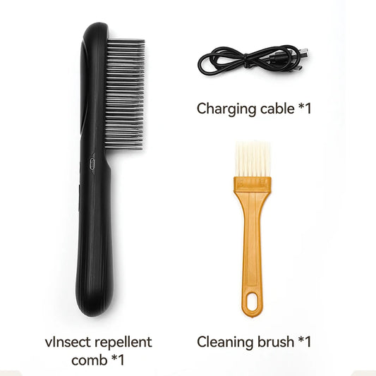 Electric Flea Comb anti Lice Grabber Brush Waterproof Flea Removal Killer Brush for Pet Dog Cat Hair Cleaner Accessories