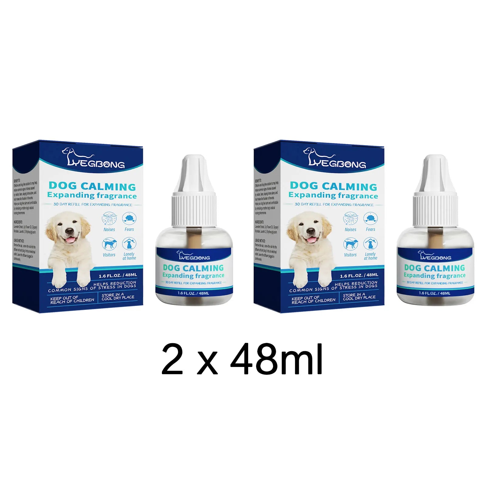 Dog Calming Liquid Noise Reduction anti Anxiety Relieve Emotions Stress Prevent Howling Fighting Soothing Cat Calming Diffuser