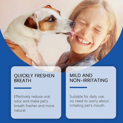 Dog Mouth Cleaning Liquid Tooth Stains Mouth Cleaning Tartar Removal Bad Breath Freshing Oral Deodorant Pet Teeth Cleaner Water
