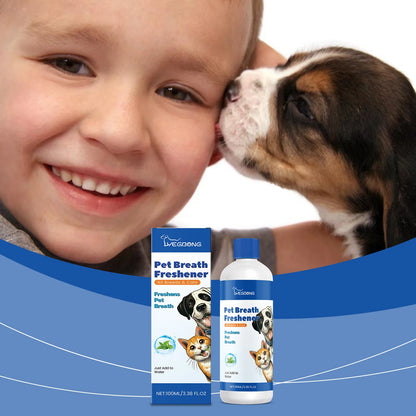 Dog Mouth Cleaning Liquid Tooth Stains Mouth Cleaning Tartar Removal Bad Breath Freshing Oral Deodorant Pet Teeth Cleaner Water