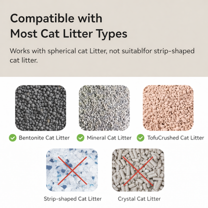 🐾 F6 Open-Top Automatic Cat Litter Box – Self-Cleaning, Smart & Odor-Free
