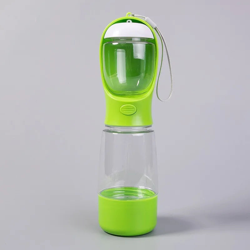 Ultimate 3-in-1 Leakproof Pet Water Bottle and Food Container for Adventure-Ready Dogs and Cats