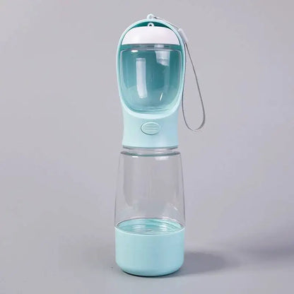 Ultimate 3-in-1 Leakproof Pet Water Bottle and Food Container for Adventure-Ready Dogs and Cats