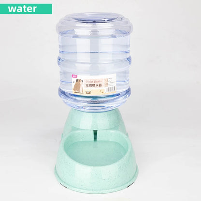 Large Capacity Automatic Pet Feeder and Water Dispenser for Dogs and Cats