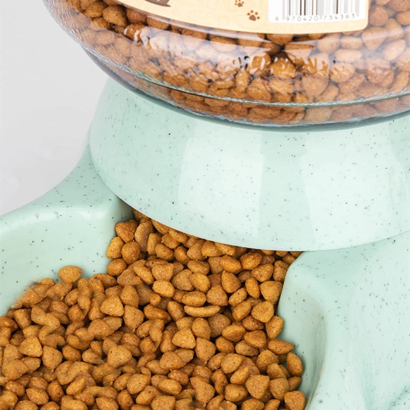 Large Capacity Automatic Pet Feeder and Water Dispenser for Dogs and Cats