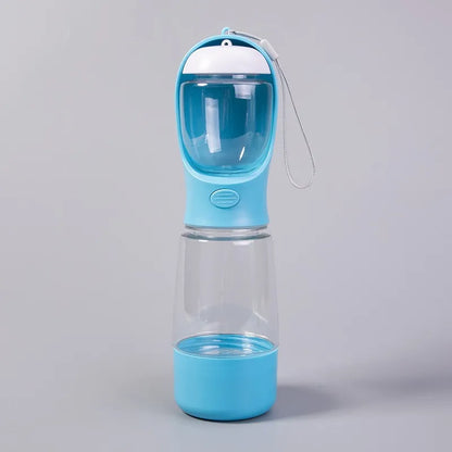 Ultimate 3-in-1 Leakproof Pet Water Bottle and Food Container for Adventure-Ready Dogs and Cats