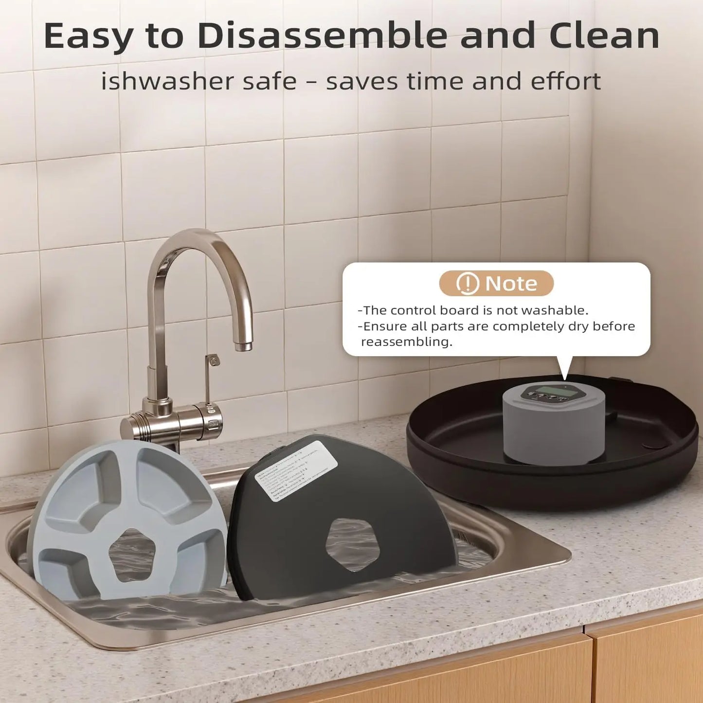 Programmable 5-Meal Automatic Wet/Dry Pet Feeder for Cats and Dogs