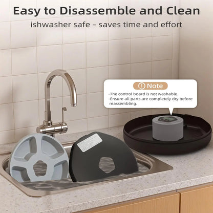 Programmable 5-Meal Automatic Wet/Dry Pet Feeder for Cats and Dogs