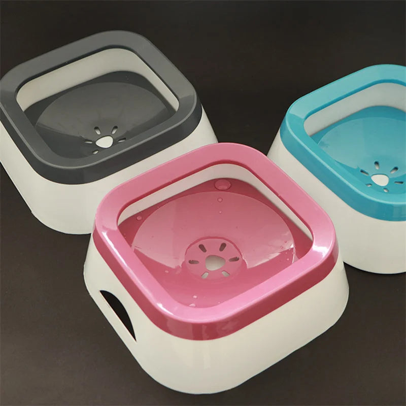 Large Capacity Anti-Splash Water Bowl for Dogs and Cats - 1L Pet Drinking Fountain