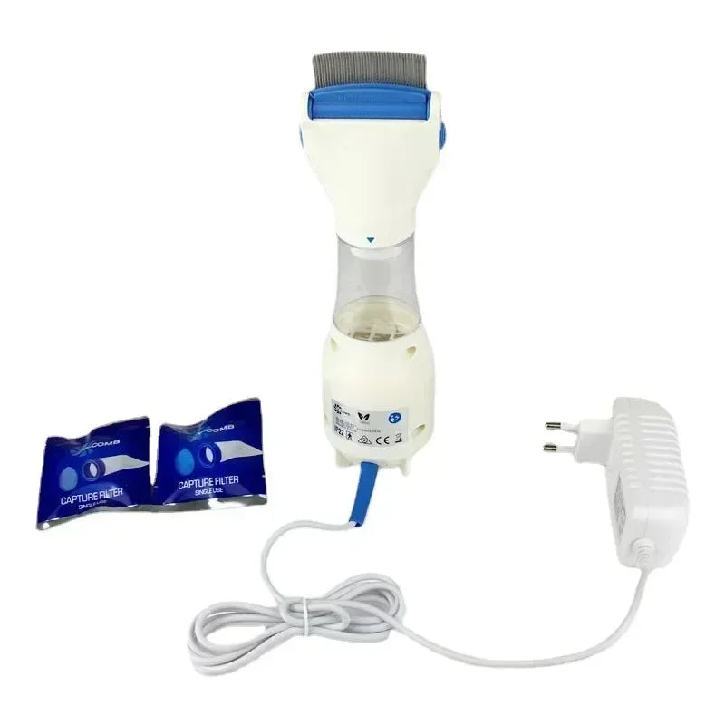 Multifunctional Electric Lice and Flea Removal Comb for Cats and Dogs - Effective Hair Cleaner and Lice Remover Brush