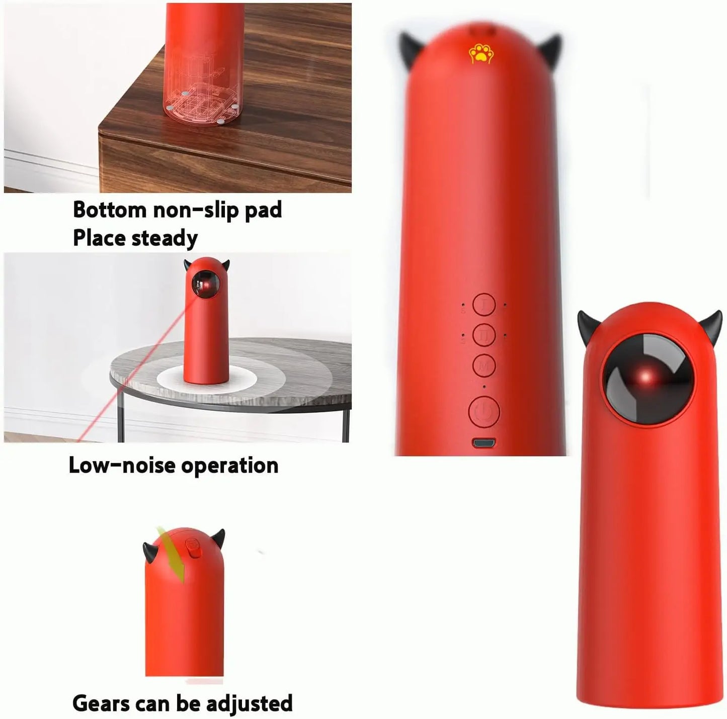 Smart Cat Infrared Toy Auto Interactive Smart Teasing Pet LED Laser Indoor Cat Toy Accessories Handheld Electronic Cat & Dog Toy
