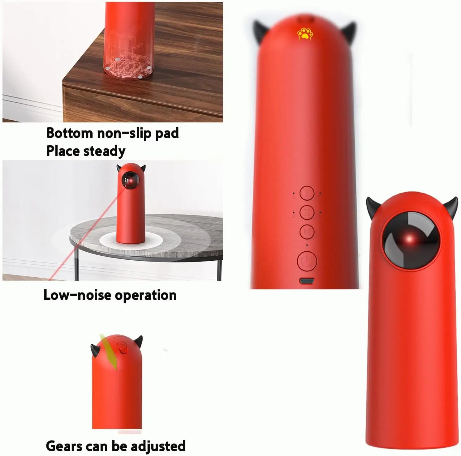 Smart Cat Infrared Toy Auto Interactive Smart Teasing Pet LED Laser Indoor Cat Toy Accessories Handheld Electronic Cat & Dog Toy