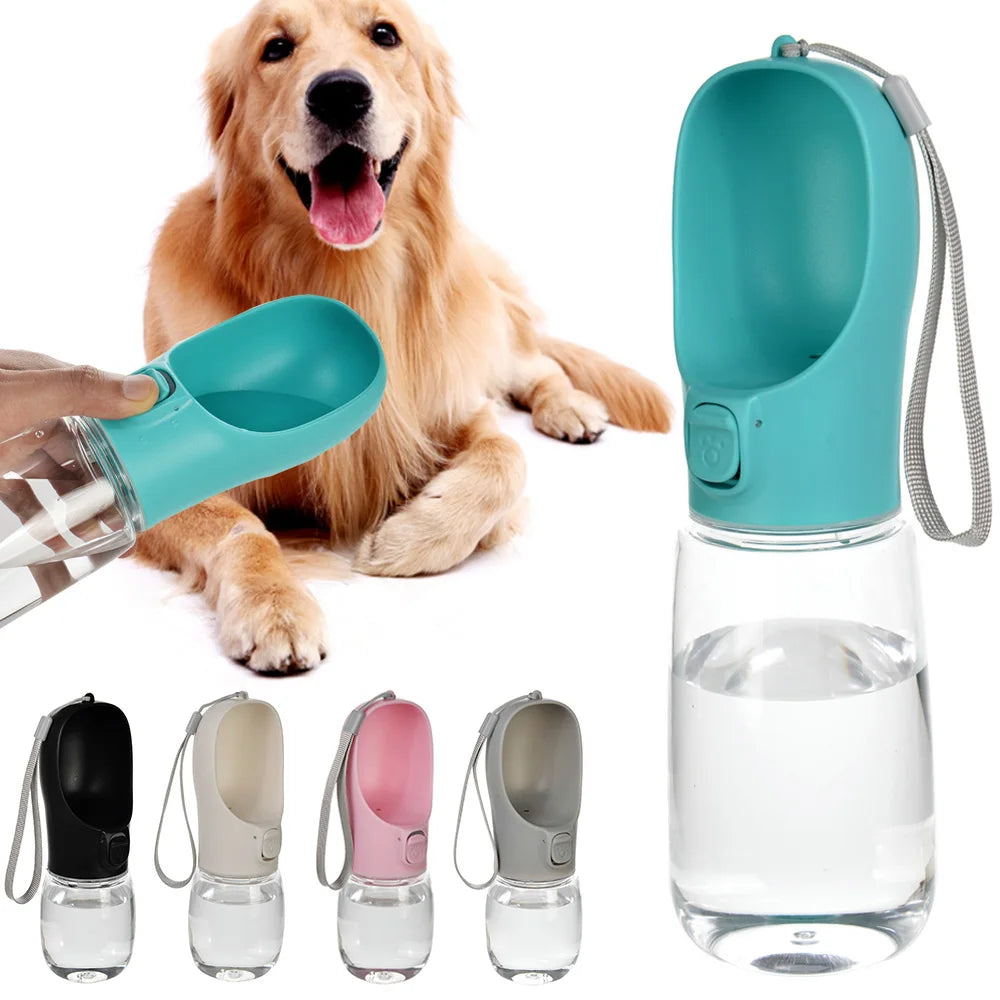 Portable Leakproof Water Bottle for Dogs - Ideal for Outdoor Hiking and Travel, Suitable for All Breeds