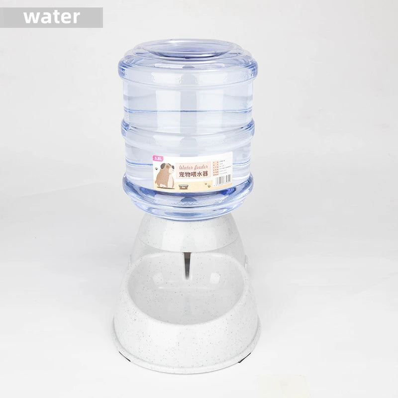 Large Capacity Automatic Pet Feeder and Water Dispenser for Dogs and Cats