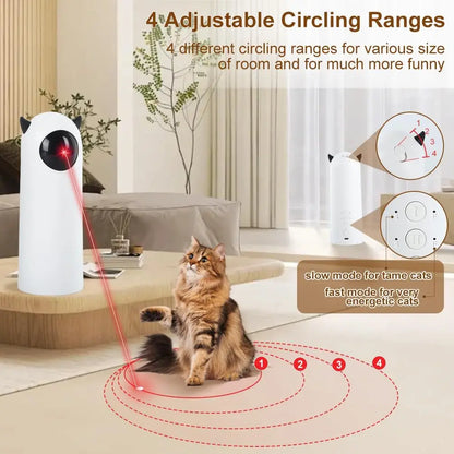 Smart Cat Infrared Toy Auto Interactive Smart Teasing Pet LED Laser Indoor Cat Toy Accessories Handheld Electronic Cat & Dog Toy