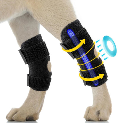 Dog Protector Support Protects Bandage Pet Knee Pads Dog Injury Recovery for Leg Hock Joint Brace Pet Knee Pads Protects Bandage